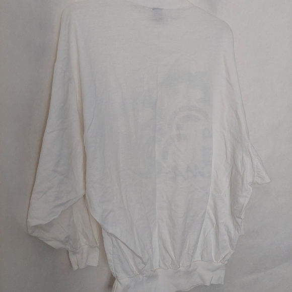 Vintage Anvil White Cotton T-Shirt St. Thomas with Dolphin Print 'One Size' - Picture 4 of 7
